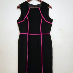 True Envy dress, black and purple